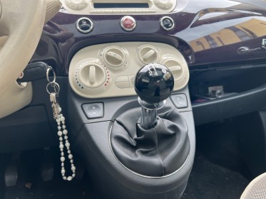 Fiat 500 1.2 8v 69 ch lounge - garantie 12 mois occasion parc voitures beauvais simplicicar simplicibike france