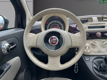 Fiat 500 1.2 8v 69 ch lounge - garantie 12 mois occasion parc voitures beauvais simplicicar simplicibike france