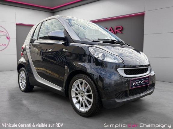 Smart fortwo coupe smart  1.0 84ch passion-climatisation-sièges chauffants -toit panoramique -jantes alu-radio-abs occasion...