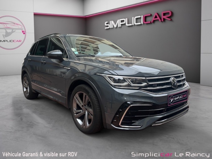 Volkswagen tiguan 2.0 tdi 150ch dsg7 r-line / garantie 12 mois  toit ouvrant suivi volkswagen occasion simplicicar le raincy...
