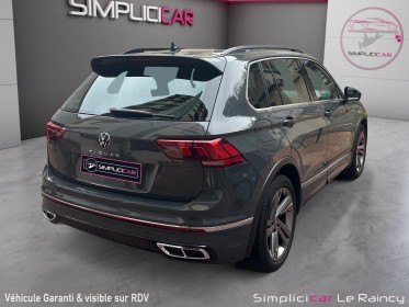 Volkswagen tiguan 2.0 tdi 150ch dsg7 r-line / garantie 12 mois  toit ouvrant suivi volkswagen occasion simplicicar le raincy...