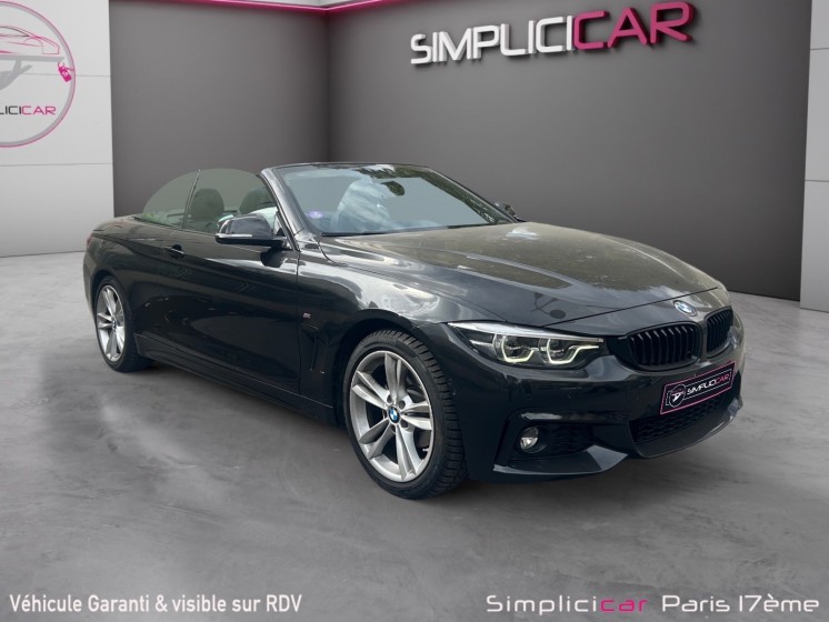 Bmw serie 4 cabriolet f33 lci2 420i 184 ch bva8 lounge occasion paris 17ème (75)(porte maillot) simplicicar simplicibike...