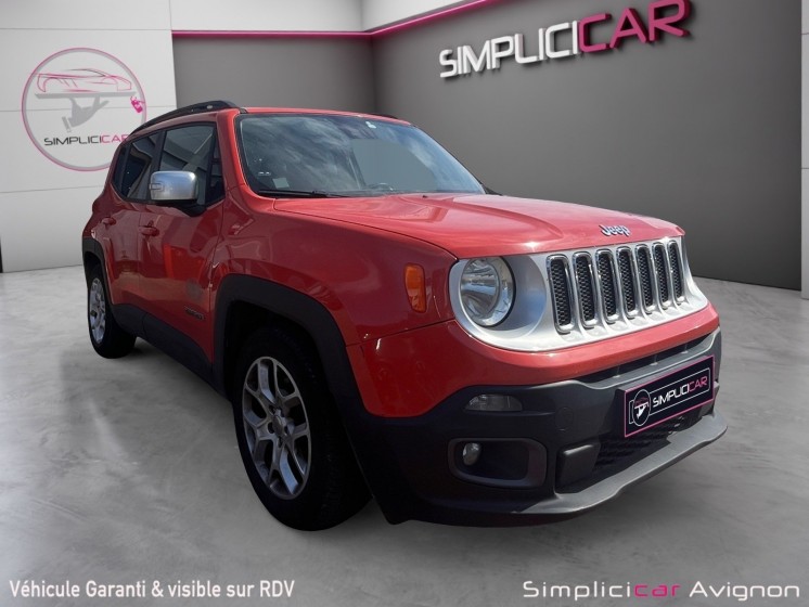 Jeep renegade distri  vidange / 1.6 i multijet ss 120 ch limited occasion avignon (84) simplicicar simplicibike france