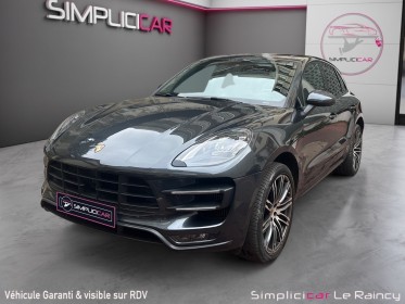 Porsche macan turbo 3.6 v6 400 ch pdk / pack chrono / toit ouvrant / car play / audio bose / demi ligne akrapovicv /...