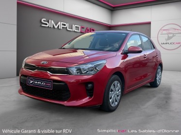 Kia rio 1.2l 84 ch isg active - garantie de 12 mois - climatisation - attelage - occasion simplicicar les sables-d'olonne...