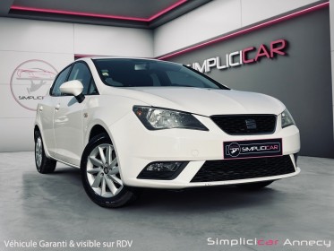 Seat ibiza 1.6 tdi 105ch garantie 12 mois / roue de secours occasion simplicicar annecy simplicicar simplicibike france