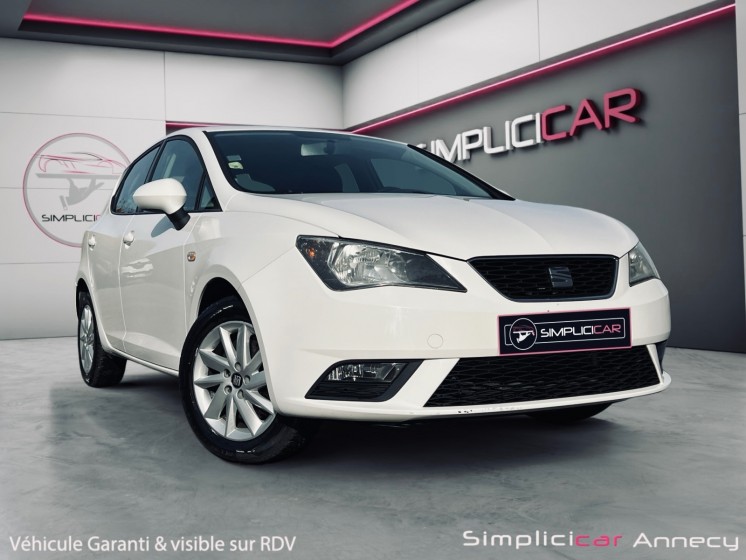 Seat ibiza 1.6 tdi 105ch garantie 12 mois / roue de secours occasion simplicicar annecy simplicicar simplicibike france