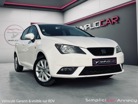 Seat ibiza 1.6 tdi 105ch garantie 12 mois / roue de secours occasion simplicicar annecy simplicicar simplicibike france