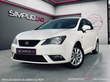 Seat ibiza 1.6 tdi 105ch garantie 12 mois / roue de secours occasion simplicicar annecy simplicicar simplicibike france