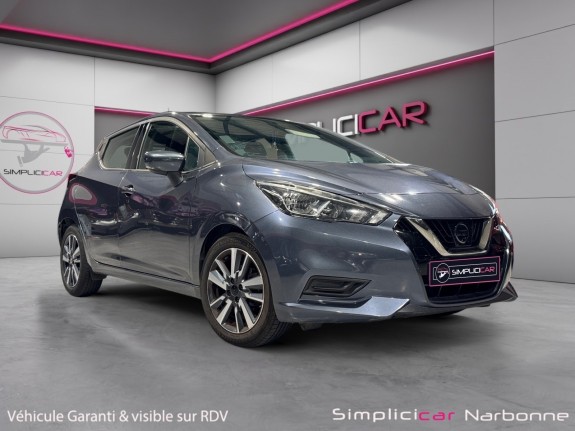 Nissan micra 2017 dci 90 acenta garantie 12 mois ouverture main libre sièges chauffant occasion simplicicar narbonne...