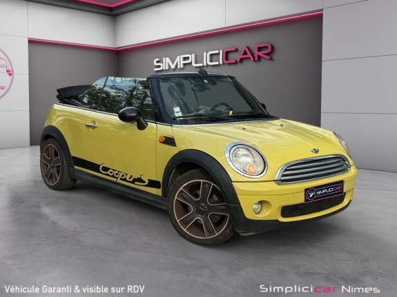 Mini cabriolet r57 1.6i - 120 cooper - garantie 12 mois occasion simplicicar nimes - rb auto simplicicar simplicibike france
