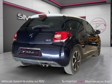 Ds ds 3 1.2 130ch ss bvm6 be chic camera carplay courroie faite garantie 12 mois occasion simplicicar bordeaux  simplicicar...