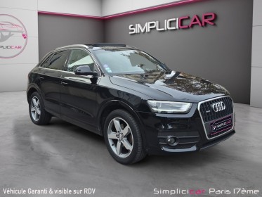 Audi q3 q3 2.0 tfsi 211 ch quattro ambition luxe s tronic 7 occasion paris 17ème (75)(porte maillot) simplicicar...