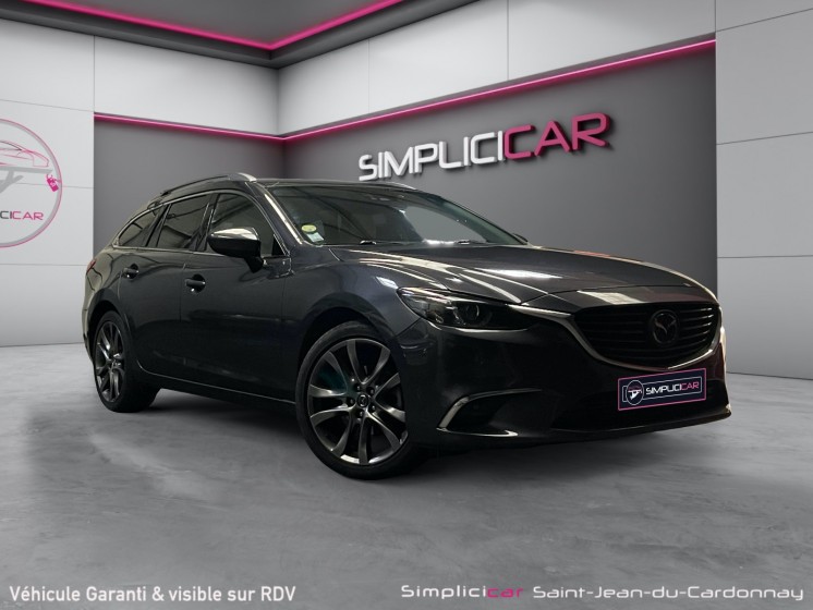 Mazda mazda6 fastwagon 2.2l skyactiv-d 175ch selection 1ère main toit ouvrant panoramique et crochet d'attelage garantie...
