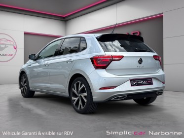 Volkswagen polo 1.0 tsi 95 ss dsg7 r-line garantie 12 mois carplay camera de recul occasion simplicicar narbonne simplicicar...