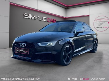 Audi rs3 berline 2.5 tfsi 400 s tronic 7 quattro black panthère bo pack rscarbon toit ouvrant garentie 12mois occasion...