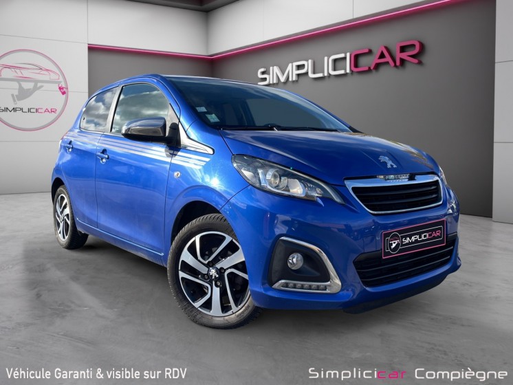 Peugeot 108 vti 72ch - collection - faible km - caméra de recul occasion simplicicar compiegne simplicicar simplicibike france