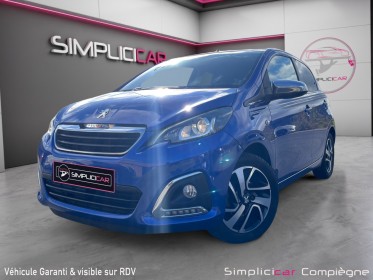 Peugeot 108 vti 72ch - collection - faible km - caméra de recul occasion simplicicar compiegne simplicicar simplicibike france