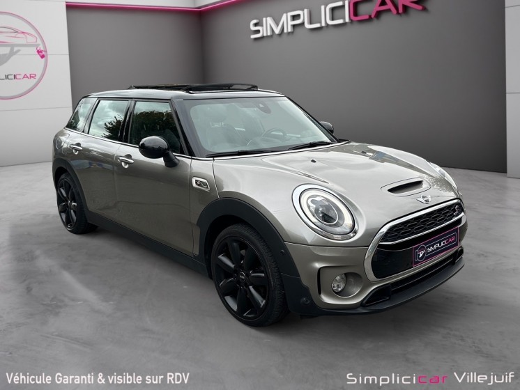 Mini clubman f54 cooper s 192 ch bva8 finition salt, garantie 12 mois, caméra de recul, toit ouvrant, occasion simplicicar...