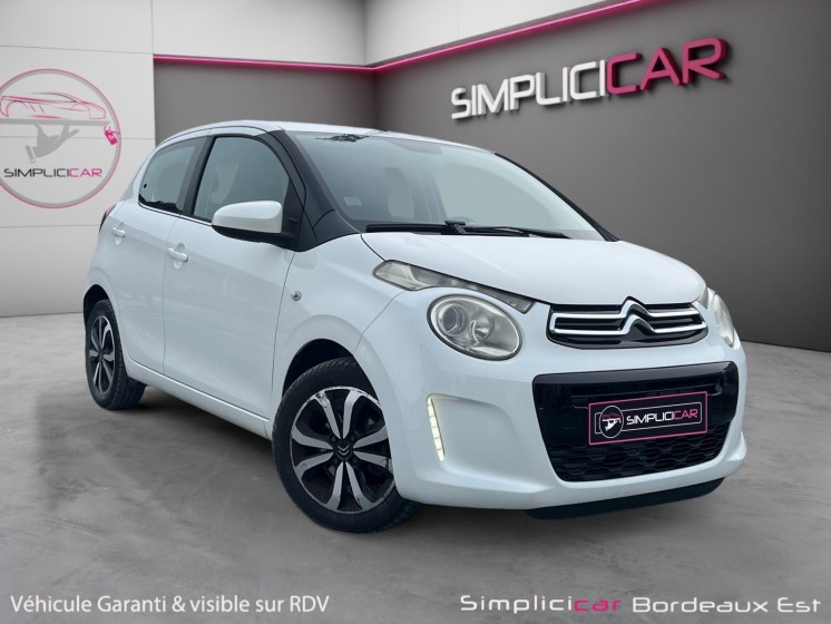 Citroen c1 c1 1.2 82 shine camera de recul courroie neuve clim garantie 12 mois occasion simplicicar bordeaux  simplicicar...
