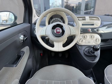 Fiat 500 1.2 8v 69 ch lounge clim vitres éléctriques prise aux toit panoramique garantie 12 mois occasion simplicicar...