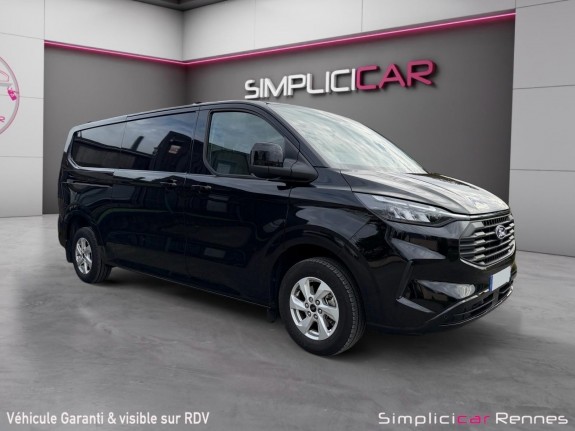 Ford transit custom fourgon limited 2.0 ecoblue 170ch l2h1 bva8 - carplay - camera de recul - attelage - double porte...