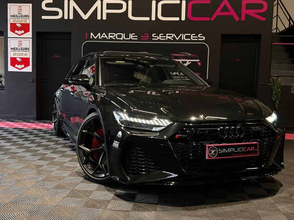 Audi rs6 c8 performance v8 4.0l 630ch - garantie constructeur 2027 - occasion  simplicicar aix les bains simplicicar...