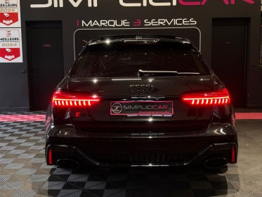 Audi rs6 c8 performance v8 4.0l 630ch - garantie constructeur 2027 - occasion  simplicicar aix les bains simplicicar...