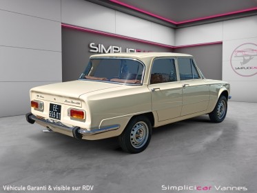Alfa romeo giulia 1300 nuova super garantie 12 mois moteur/boîte/pont occasion scl 56 - simplicicar vannes simplicicar...