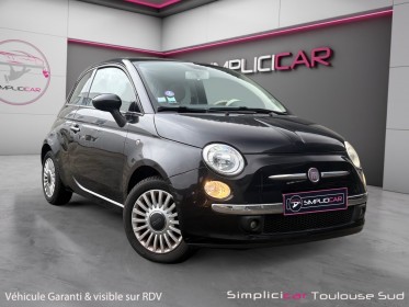 Fiat 500 1.2 69 ch lounge climatisation toit panoramique jantes alu garantie 12 mois occasion simplicicar toulouse sud...
