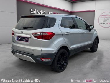 Ford ecosport 1.0 ecoboost 140 ch  st-line garantie 12 mois occasion simplicicar limoges  simplicicar simplicibike france