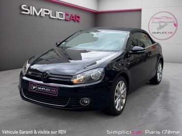 Volkswagen golf cabriolet 1.2 tsi 105 carat - garantie 12 mois - siÈges chauffant occasion paris 17ème (75)(porte maillot)...