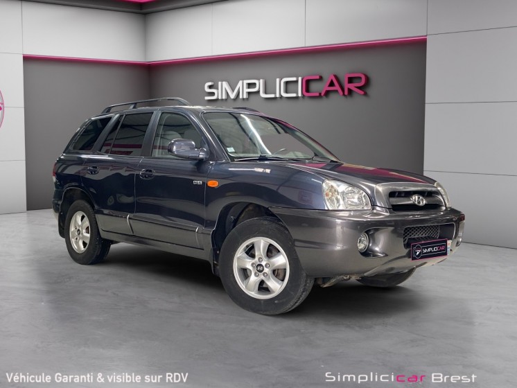 Hyundai santa fe 2.0 crdi 125 4wd pack luxe a - attelage - garantie 12 mois occasion simplicicar brest simplicicar...