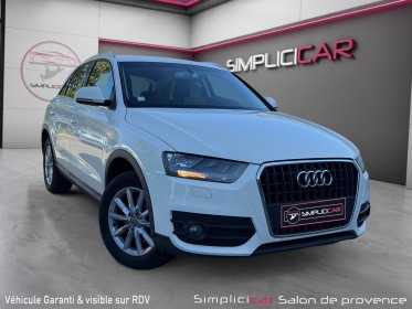 Audi q3 q3 2.0 tdi 140 ch ambiente/distri ok/radars ar/garantie 12 mois occasion simplicicar salon de provence simplicicar...