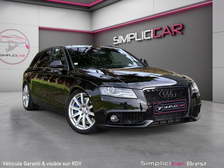 Audi a4 v6 3.0 tdi 240 dpf quattro s line tiptronic a - garantie 12 mois occasion simplicicar brest simplicicar simplicibike...