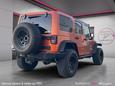 Jeep wrangler 2.8 crd 200 unlimited sahara garantie 12 mois occasion simplicicar royan simplicicar simplicibike france