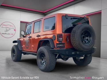 Jeep wrangler 2.8 crd 200 unlimited sahara garantie 12 mois occasion simplicicar royan simplicicar simplicibike france