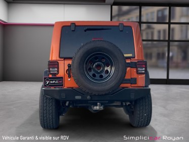 Jeep wrangler 2.8 crd 200 unlimited sahara garantie 12 mois occasion simplicicar royan simplicicar simplicibike france