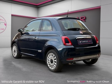 Fiat 500 my17 1.2 69 ch eco pack lounge kilométrage certifié toit panoramique première main  garantie 12 mois occasion...