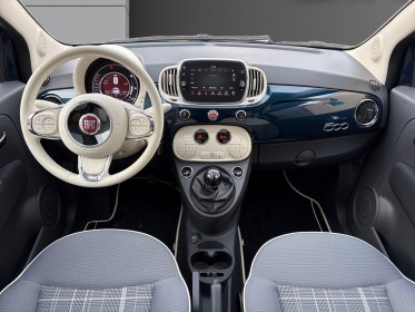 Fiat 500 my17 1.2 69 ch eco pack lounge kilométrage certifié toit panoramique première main  garantie 12 mois occasion...