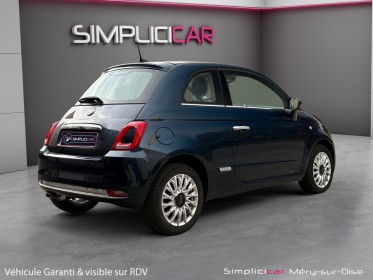 Fiat 500 my17 1.2 69 ch eco pack lounge kilométrage certifié toit panoramique première main  garantie 12 mois occasion...