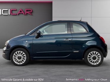 Fiat 500 my17 1.2 69 ch eco pack lounge kilométrage certifié toit panoramique première main  garantie 12 mois occasion...