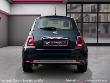 Fiat 500 my17 1.2 69 ch eco pack lounge kilométrage certifié toit panoramique première main  garantie 12 mois occasion...
