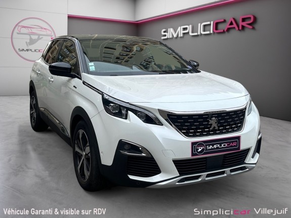 Peugeot 3008 1.6 thp 165ch ss eat6 gt line, caméra de recul, apple carplay, garantie 12 mois occasion simplicicar villejuif ...