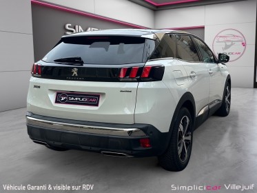 Peugeot 3008 1.6 thp 165ch ss eat6 gt line, caméra de recul, apple carplay, garantie 12 mois occasion simplicicar villejuif ...