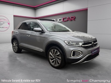 Volkswagen t-roc 1.5 tsi evo 150 style exclusive - toit ouvrant - cuir - carplay - full options occasion champigny-sur-marne...