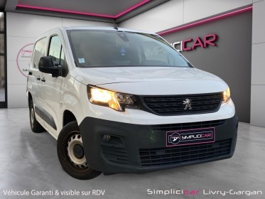 Peugeot partner fourgon standard 1000 kg bluehdi 130 ss bvm6 asphalt occasion simplicicar livry gargan simplicicar...