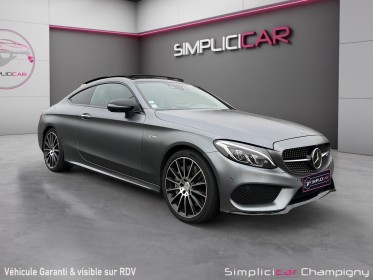 Mercedes classe c coupe amg 43 4matic 450 ch mercedes-amg - full options - gris magno - toit ouvrant - burmester -......