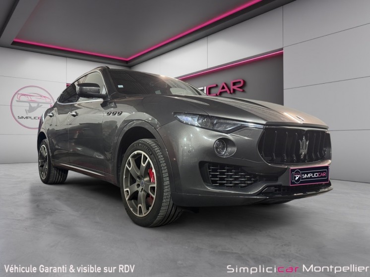 Maserati levante 3.0 v6 bi turbo 430ch s q4 gransport suivi maserati carnet disponible garantie 12 mois occasion montpellier...