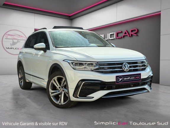 Volkswagen tiguan ehybrid 245ch dsg6 r-line exclusive attelage toit ouvrant garantie 12 mois occasion simplicicar toulouse...